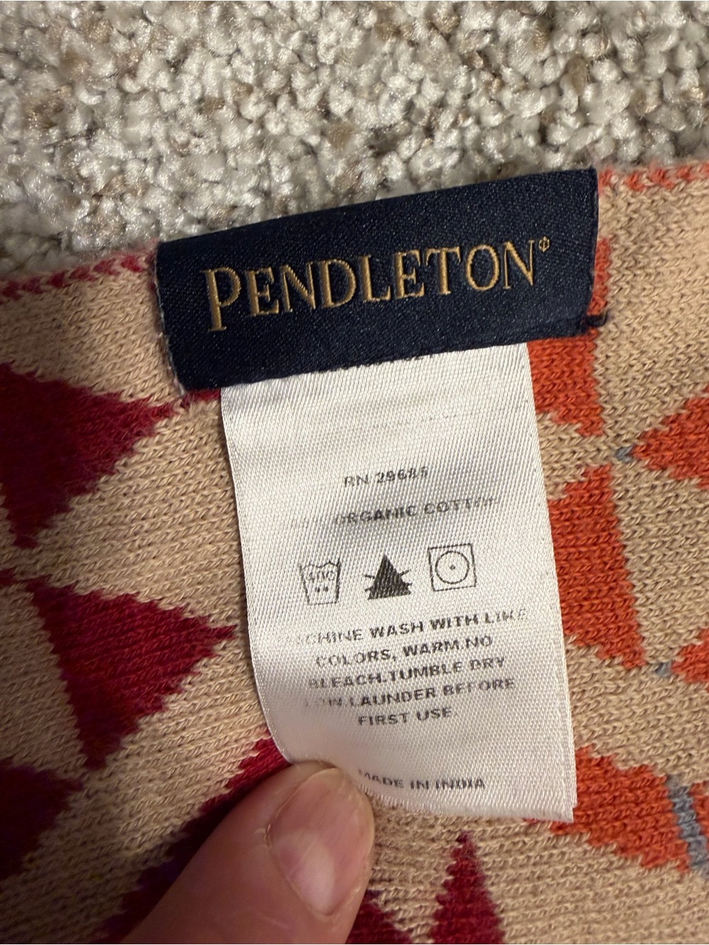PENDLETON Knit Baby Blanket, Desert Sky - Picture 5 of 6